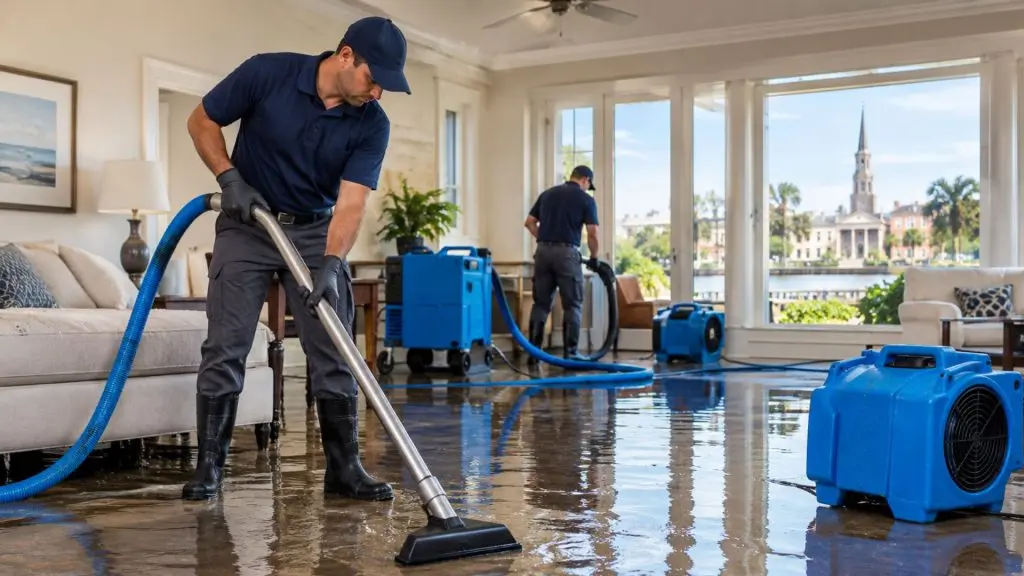 water damage and mold related