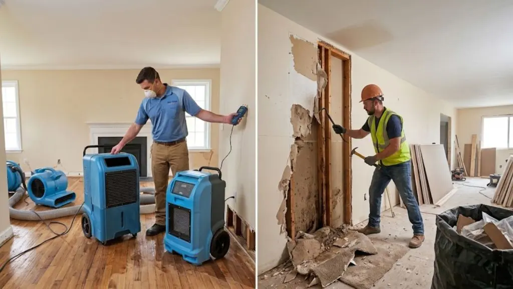 water damage restoration vs replacement swisher ia