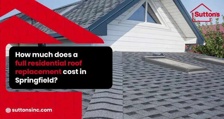 Springfield IL roofing company — Sutton's serving Central Illinois