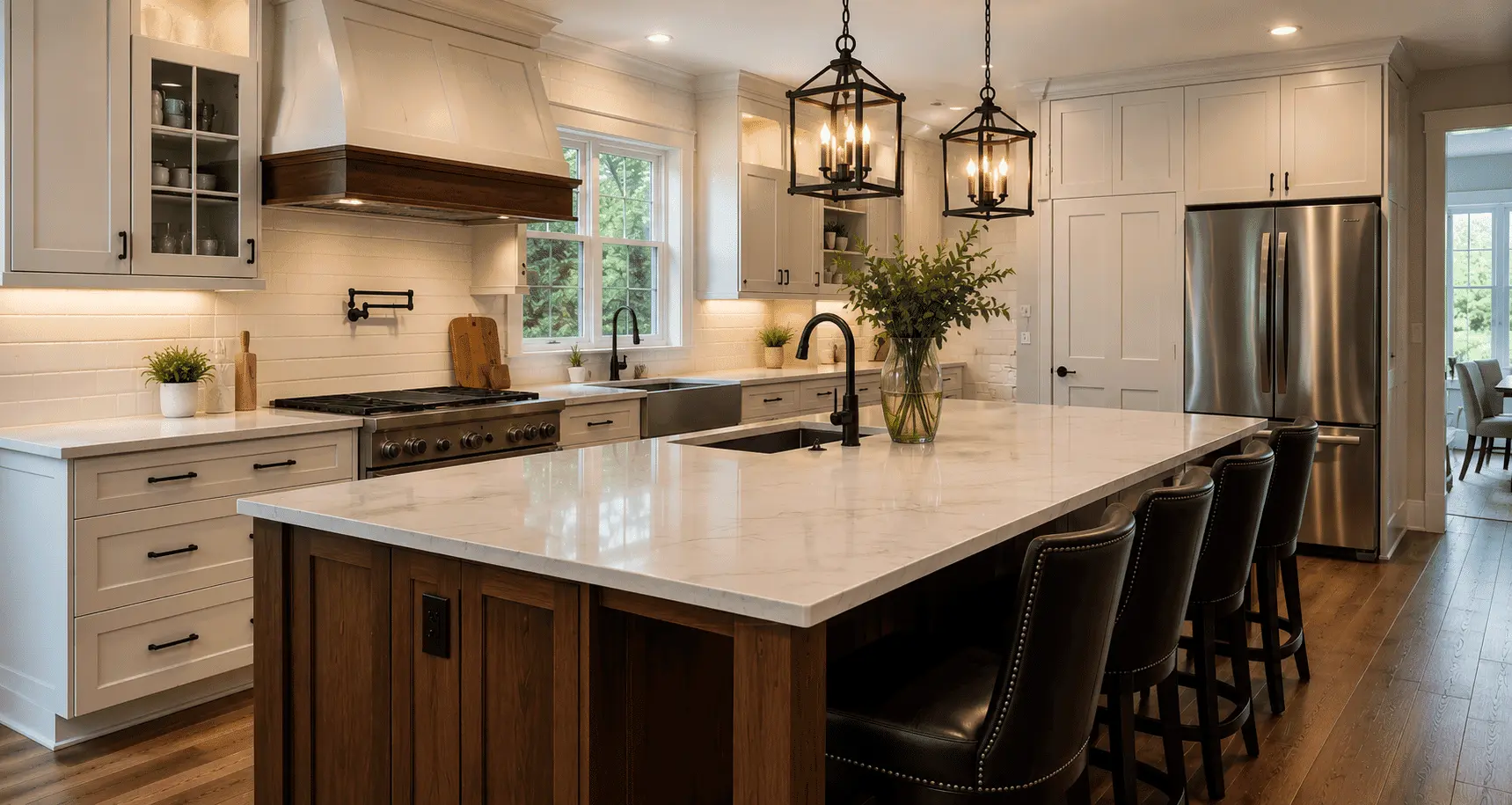 How Much Does Kitchen and Bathroom Remodeling Cost in Springfield, IL? Kitchen and bathroom remodeling cost Springfield IL — custom kitchen remodel by Sutton's