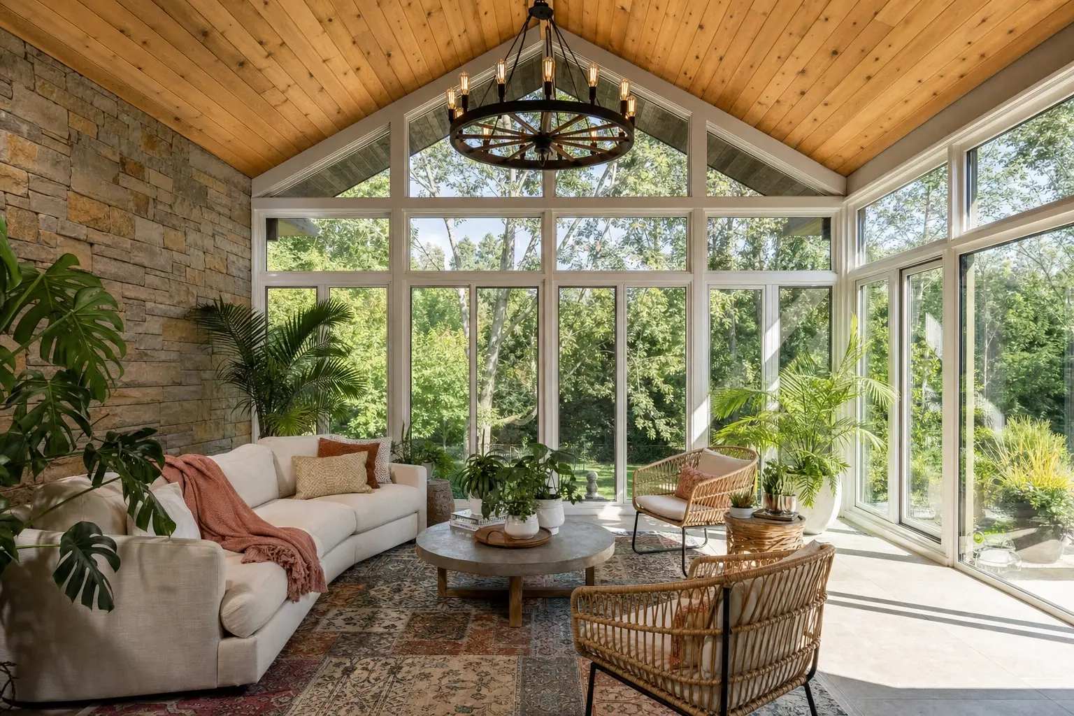 Sunrooms Springfield IL — custom sunroom installed by Sutton's