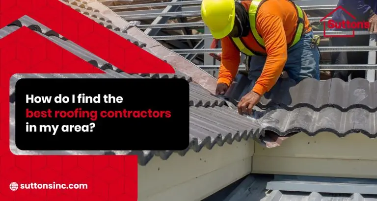 Sutton's residential roofing contractors at work in Springfield IL