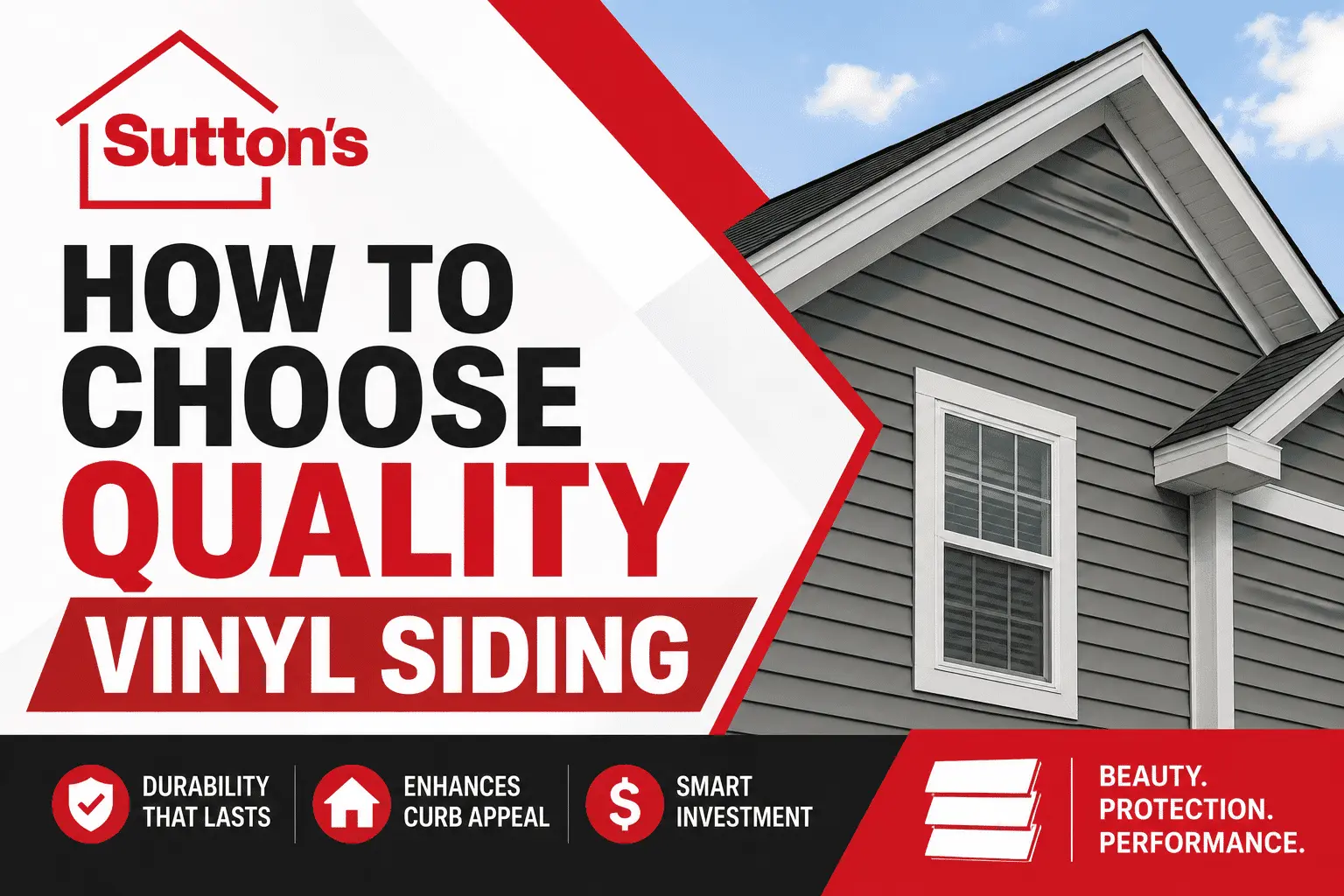 How long does vinyl siding last — quality vinyl siding installed by Sutton's in Springfield, IL