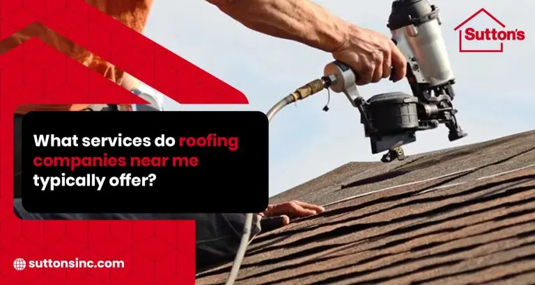 What Services Do Roofing Companies Offer in Springfield, IL? Local roofing companies — Sutton's serving Central Illinois since 1946