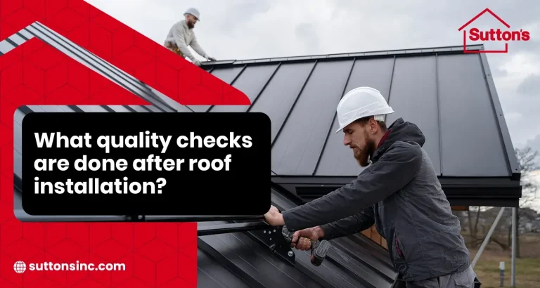 Residential roof inspection by Sutton's in Springfield IL
