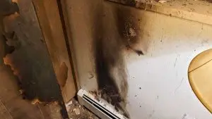 Fire damage restoration in Bossier