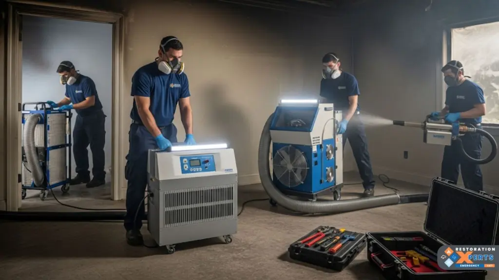 Restoration Xperts - How do professionals remove smoke and soot odors from a property?