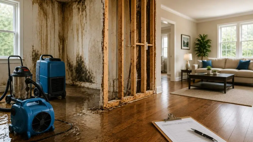 water damage restoration