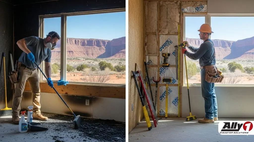 What’s the difference between fire cleanup and full restoration services in Southern Utah?