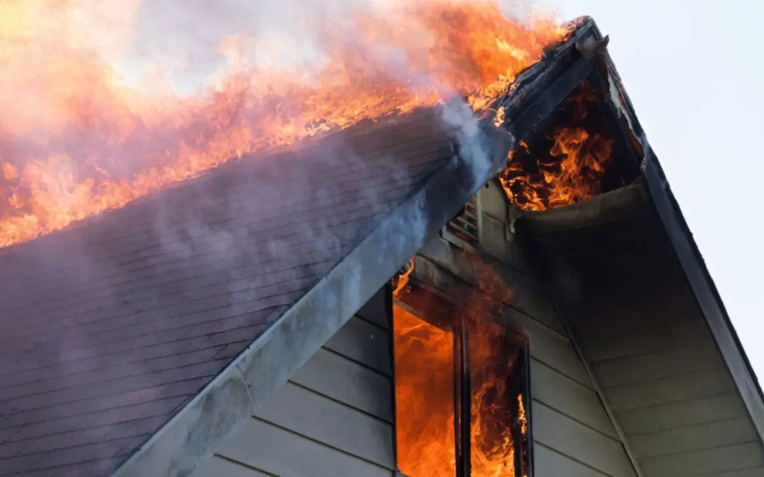 What should landlords in West Palm Beach do when a rental property suffers fire damage?