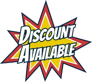 discounts available