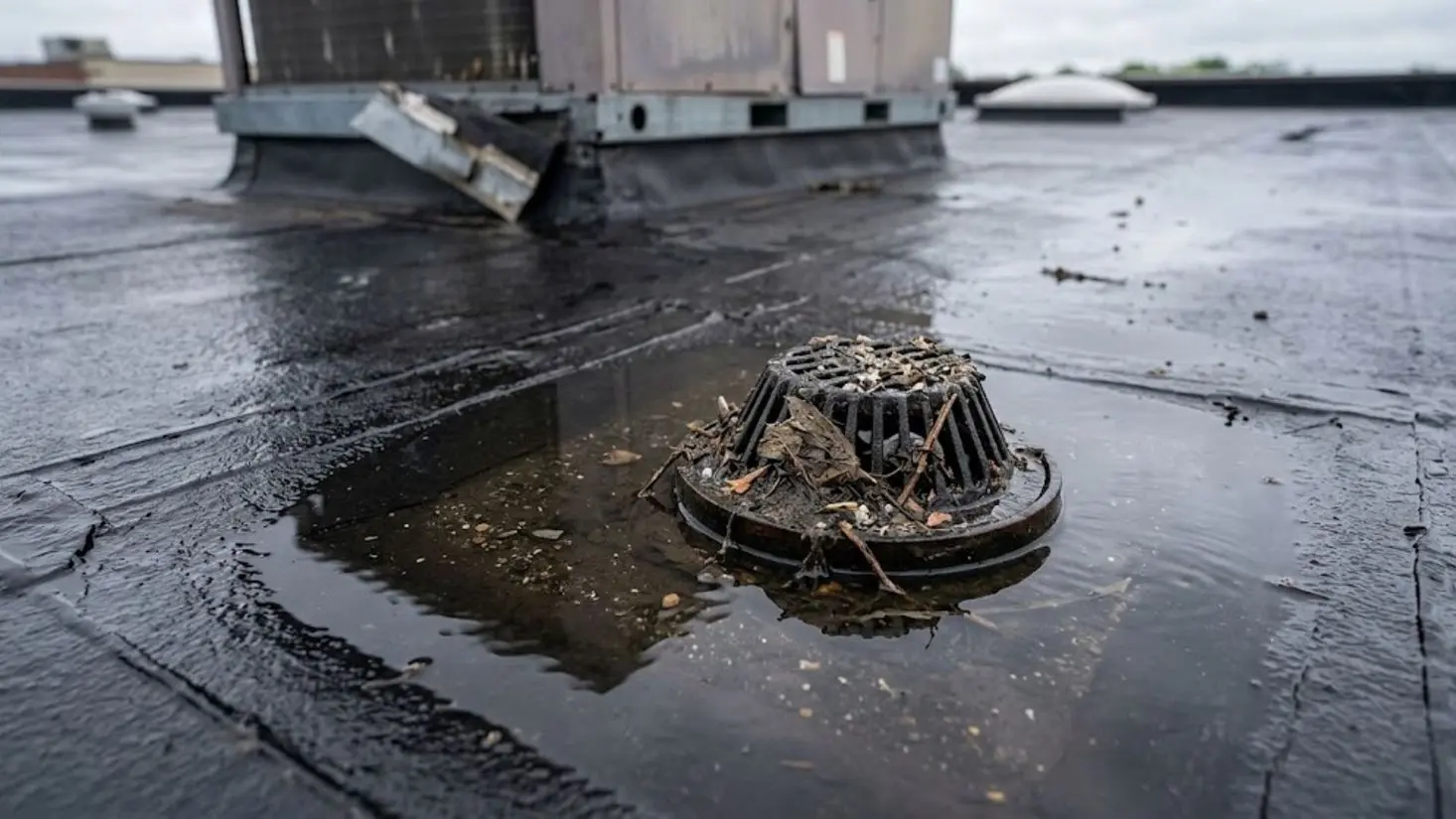 Storm Damage on a Commercial Property