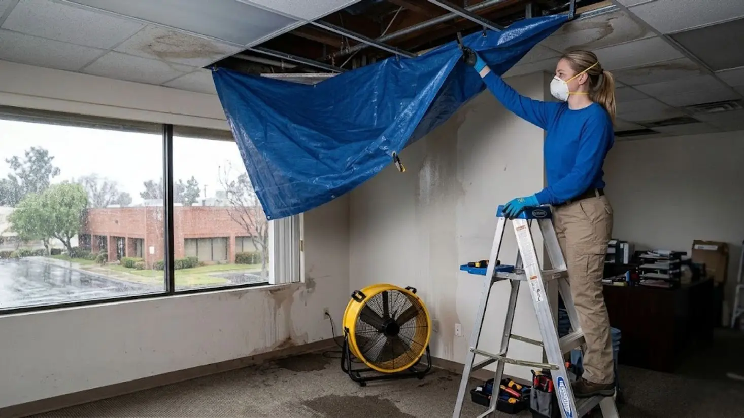 Commercial Storm Damage Restoration Process