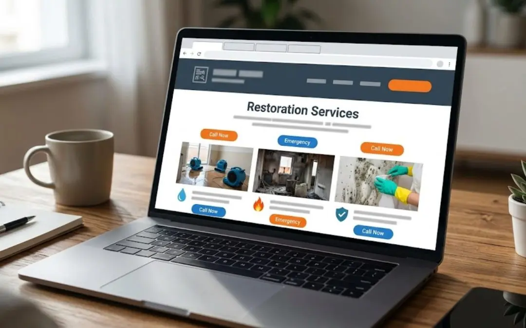 website design for restoration companies
