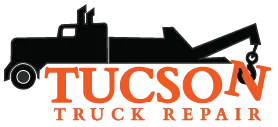 a black and orange logo