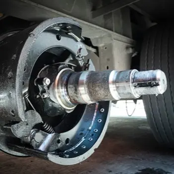 a close up of a wheel