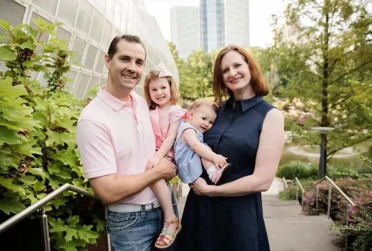James Sisson with his Wife and Kids