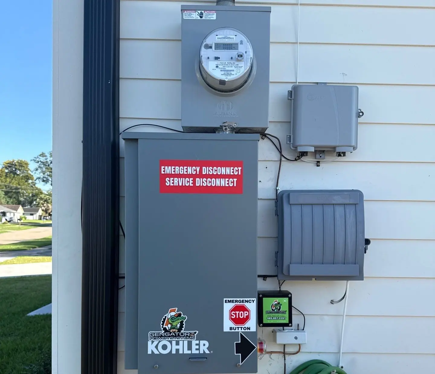 generator remote monitoring system installation