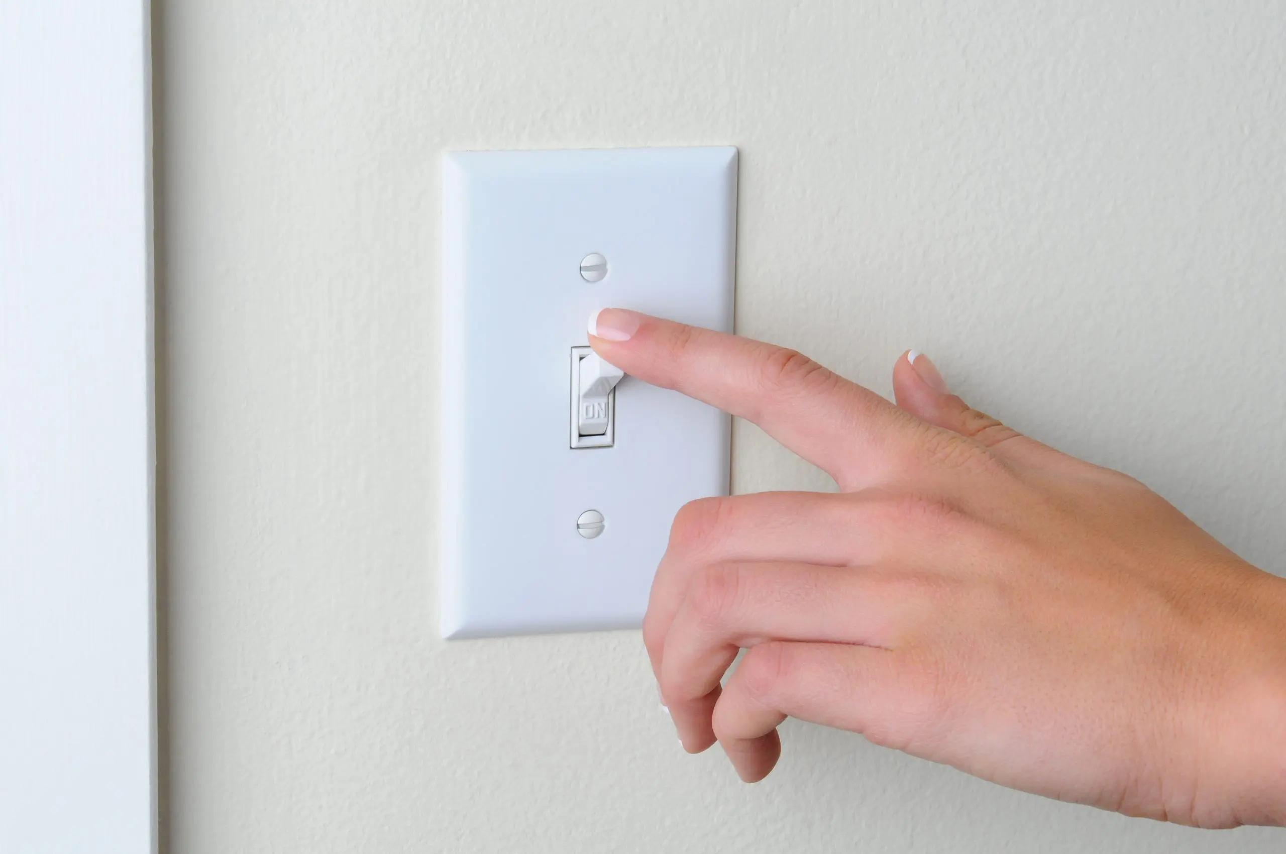 Light Switch being operated after installation