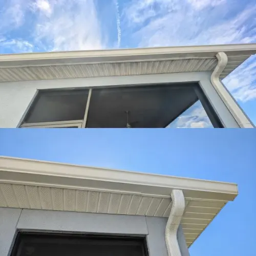 Gutter cleaning results in Tampa, FL