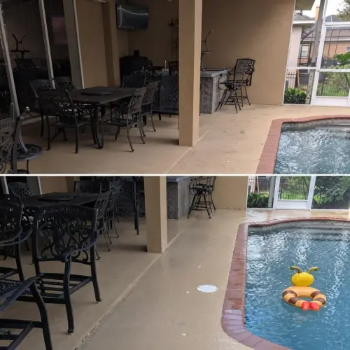 Pressure washing transformation in Tampa, FL