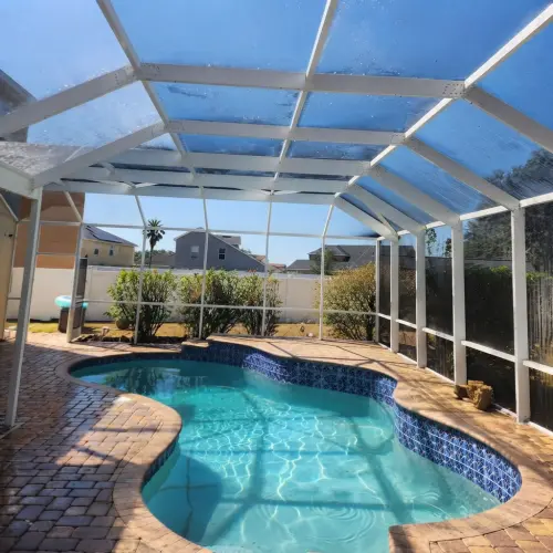 Sealed pool deck in Tampa, FL