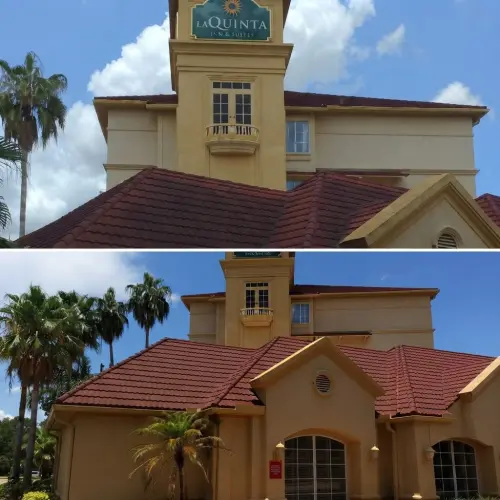 Commercial Building Washing Result in Tampa, FL