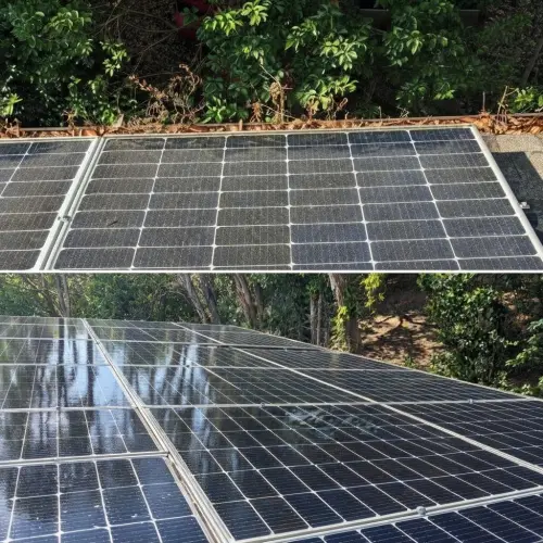 Solar Panel Cleaning Result in Tampa, FL