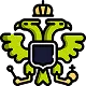 Double-headed eagle crest with crown and scepter Takeoff-Moving Toronto