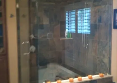 remodeled shower