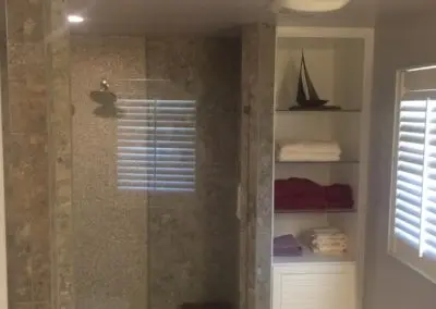 newly tiled shower
