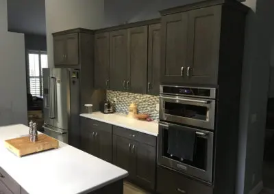 dark kitchen cabinets