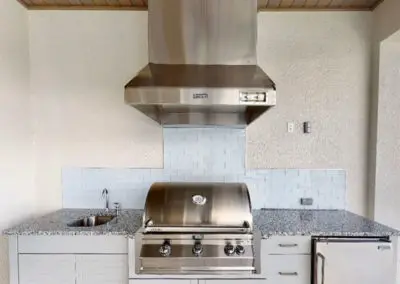 Outdoor Kitchen Amenities With Grill