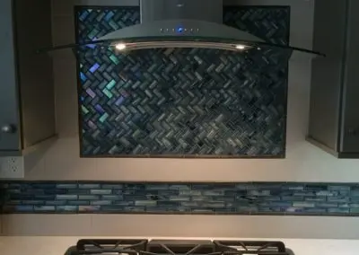 new stove range and back splash