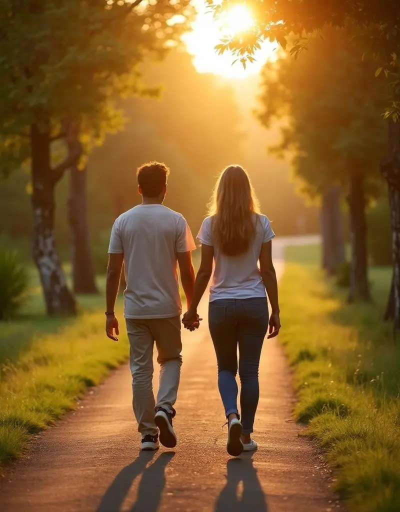 couple nature