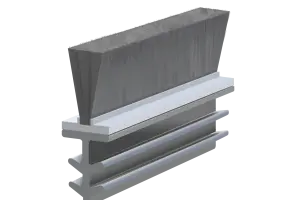 Kerf Mounted Pile