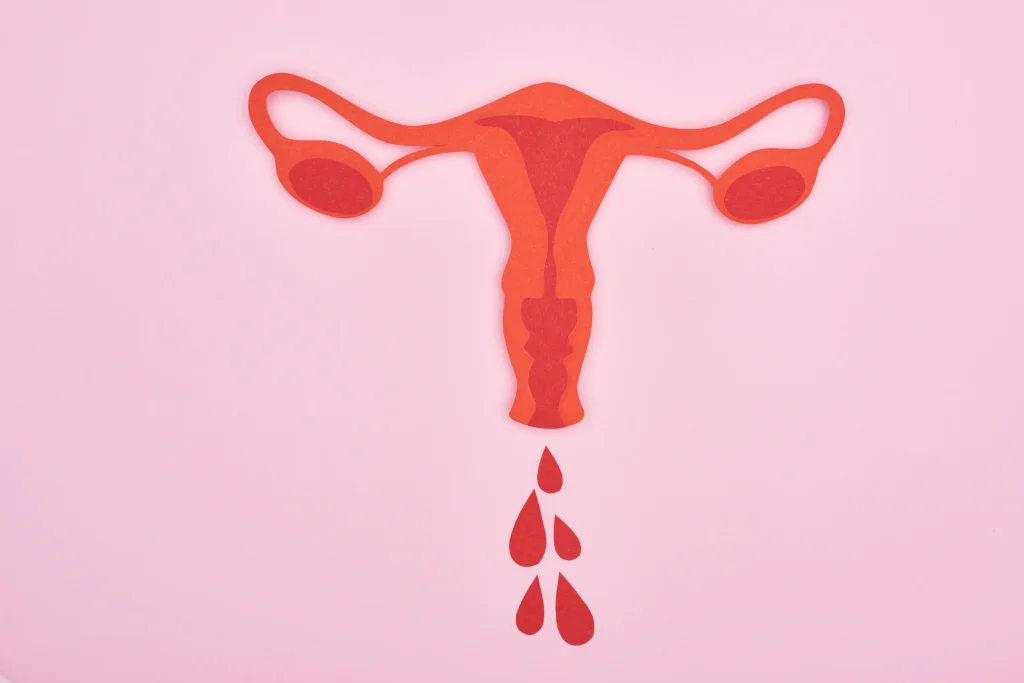 uterus illustration with drops on pink background 2026 09 22 21 25 28 utc