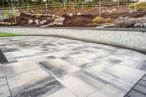 garden retaining wall outdoor entertainment