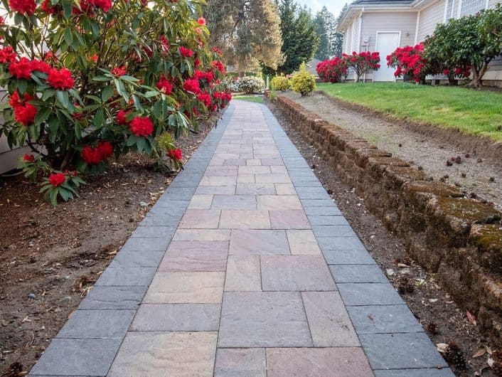 walkways and driveways Kirkland paver surface