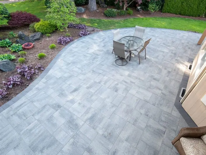 porcelain pavers installation Lacey patio surface
