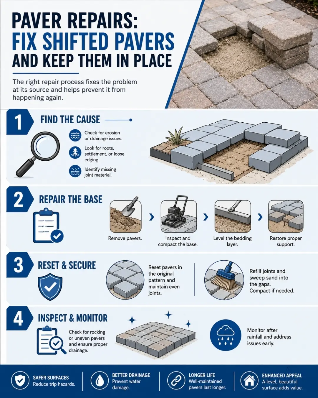 Eli's Paver Patios 2450 Mottman Rd SW Tumwater, Washington 98512 United States (360) 807 4198 paver repair