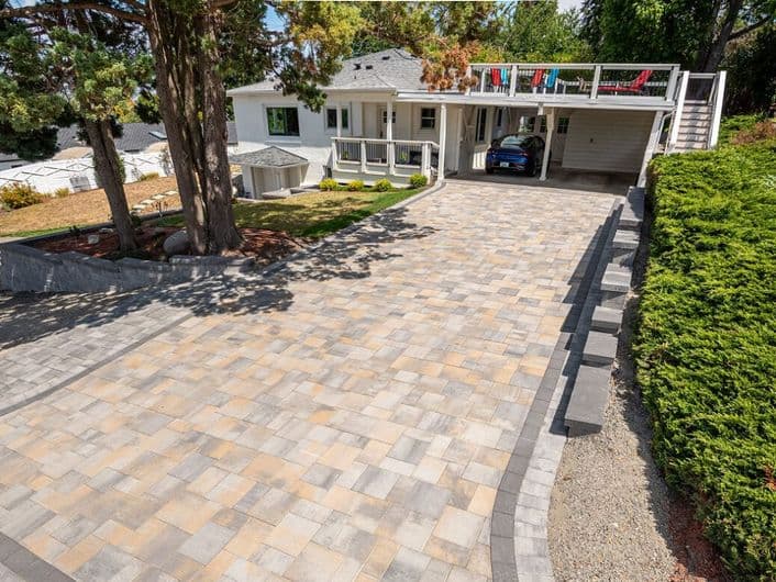 walkways and driveways Spanaway paver surface