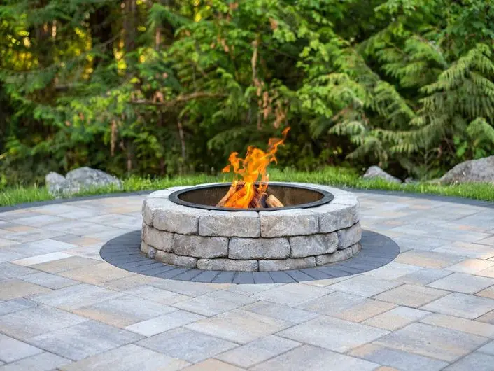 fire pits and outdoor kitchens Spanaway backyard build