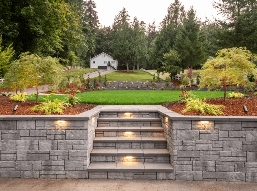 paver patio project cooper point