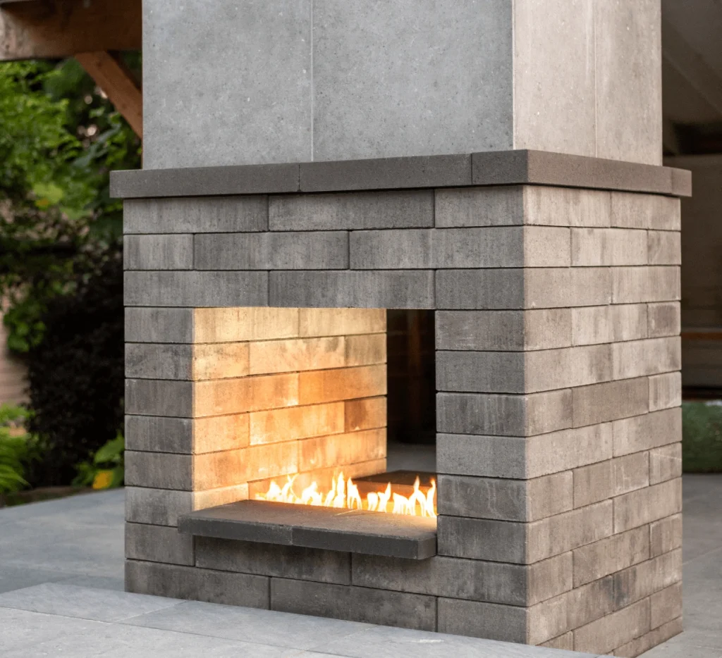 custom outdoor fireplaces about