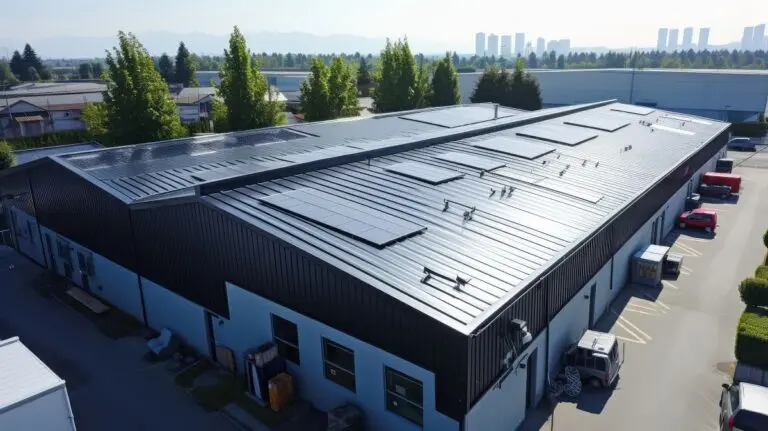 commercial low slope metal roof