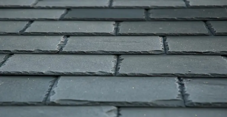 A slate roof