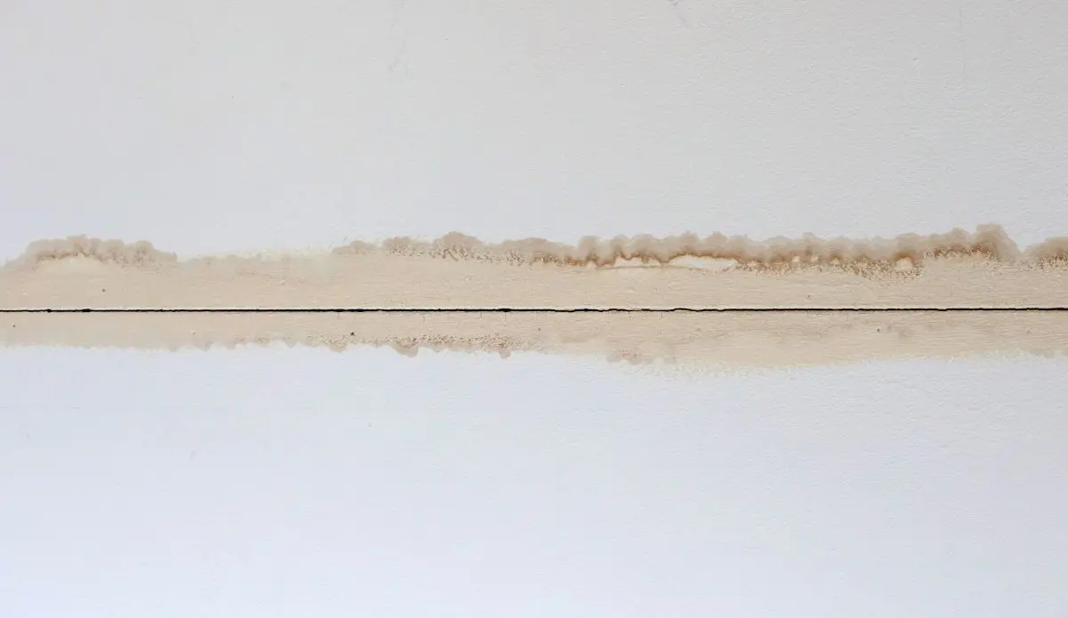 Ceiling after leaking