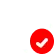 time icon - red and white