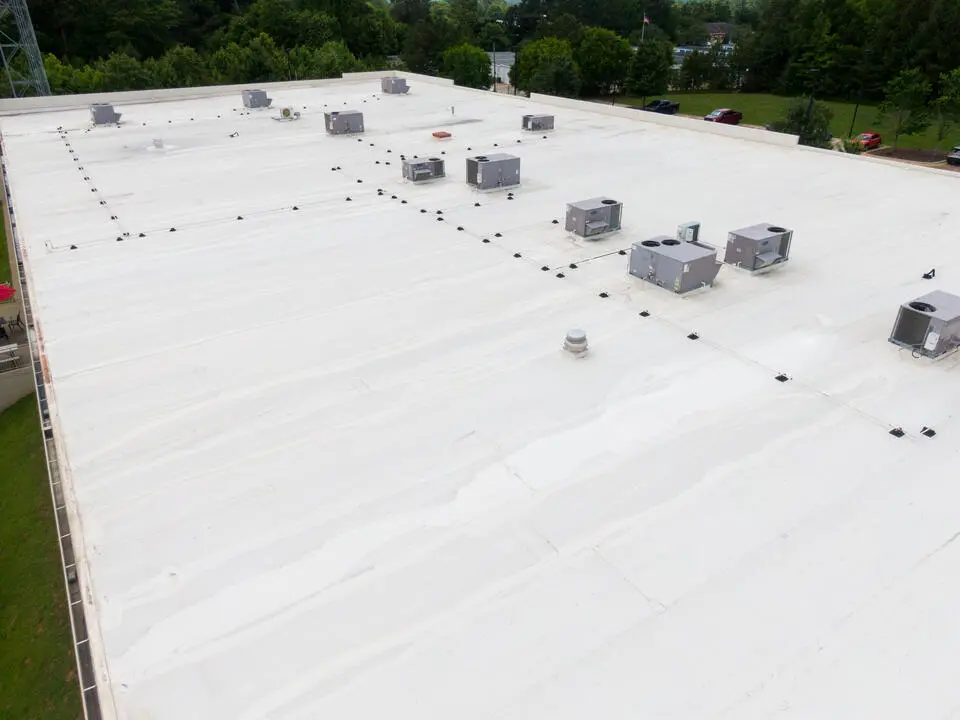 tpo roof warranty-commercial building with tpo roofing